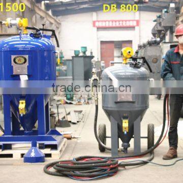 OEM any color DB1500 Sand blasting machine/ dustless blasting machine