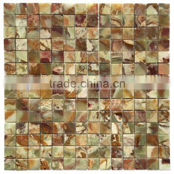Colorfull Top Quality MULTI GREEN ONYX MOSAIC TILES COLLECTIONS photo-4