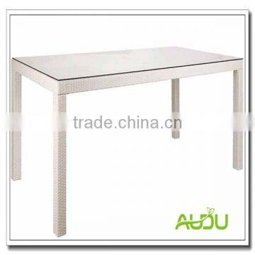 Patio Table,Classic Rattan Color Rectangle Table photo-3