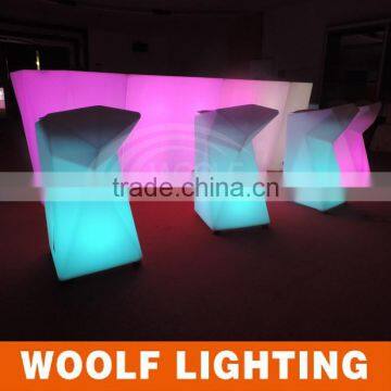 Compliant Rechargeable Colourful Waterproof RGB LED Glowing Bar Chair photo-2