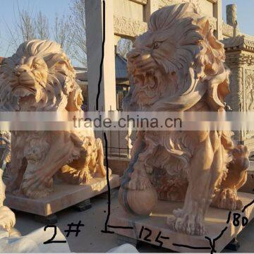 China Lion Statue Marble Statue for Outdoor Decoration photo-6