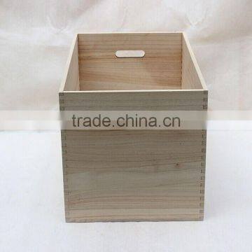 New Arrival Solid Pine Big Wooden Crates Vegetable Storage Crate Wholesale photo-2
