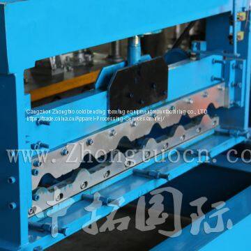 Arc Bias Glazed Tile Roll Forming Machine photo-5