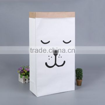 Store More Animal Face Customized Recycled Storage Paper Bag for Food