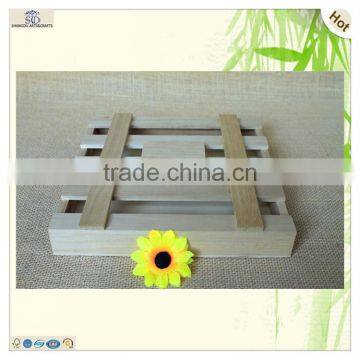 natural small square window chocolate wood shadow boxes