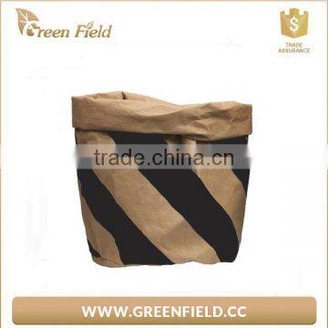 Green Field Nice Print Washable Kraft Paper Storage Bag