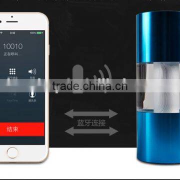 New Arrival Creative Bluetooth Loudspeaker Box With Led Light, Crystal Columniform Plug In-card Voice Box photo-3