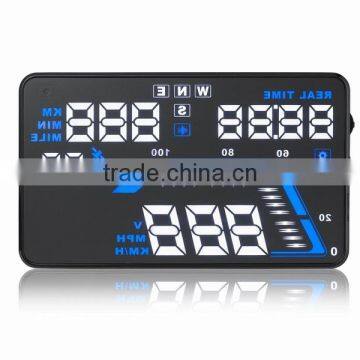 New Arrival HD 5.5inch Big Colorful Screen Display Head Up Display With GPS Universal Use For All Verhicle photo-4