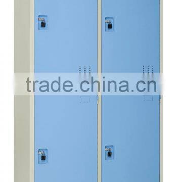 steel pad lock 4 doors wardrobe lockers metal wardrobe lockers