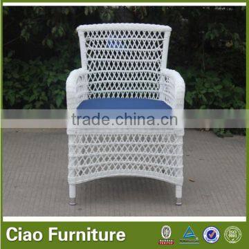 Modern Garden Coffee Shop Furniture Rattan Table and Chair Set photo-5