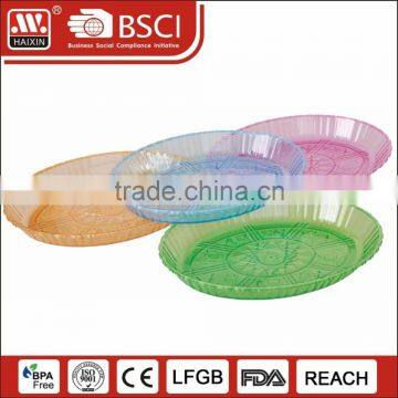 Wholesale customized hotel cheap compartment dinner hard plastic plates