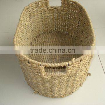 Folding Seagrass Storage Baskets photo-2
