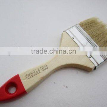 3" bristle paint brush wooden handle