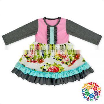 100 cotton fall long sleeve baby girl dresses wholesale kids children frocks designs