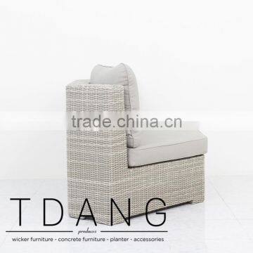 Sedona Wicker Bench Corner - Outdoor Poly Rattan Furniture photo-3