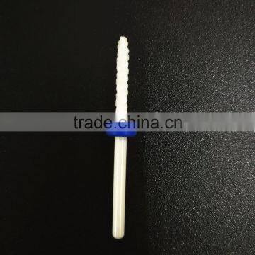 Nail Art Tools Small Flame Ceramic Nail Drill Bit for Callus Electric Manicure Machine photo-2