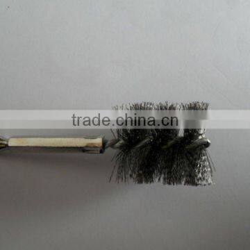 Stainless steel wire bore brush