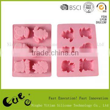 Food Grade Silicone cake Cookie Mould animalYT-N010