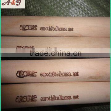 Hot Stamping Logo Natural Wooden Broom Handle photo-3