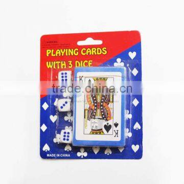 Promotional Poker Card With Dice
