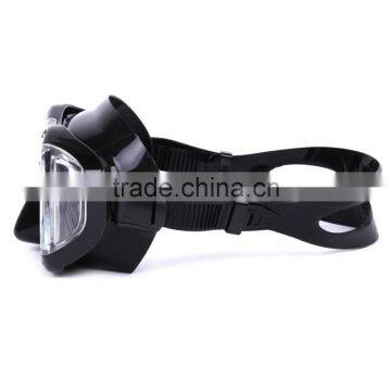 Silicone Diving Mask With 4 Tempered Glass Windows