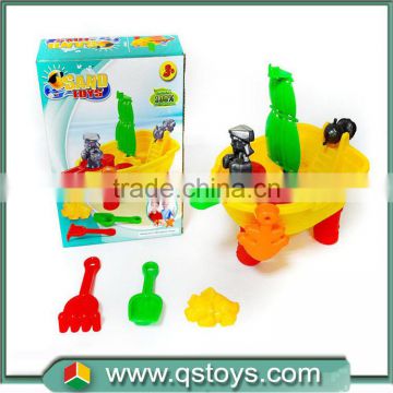 2015 Newest Colorful Plastic Sand Beach Toy Set for kids