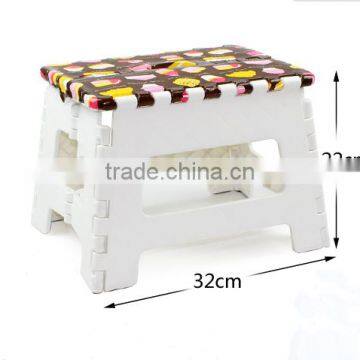 Good Price More Types Water Transfer Printing Plastic Folding Stool Domestic and Outdoor photo-3