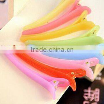 Cheap colorful hair clip in hair extension