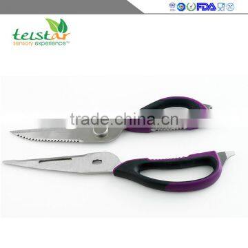 MARX Super Combo Multi Purpose 5 Blade Herb Scissors + Heavy Duty Multifunction Kitchen Shears Set for Chicken,Poultry,Fish,Meat