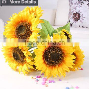2016 Artificial Flower Artificial Silk Sunflowers Arrangement photo-5