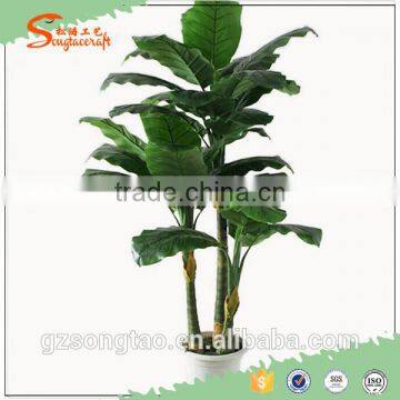 Indoor & Outdoor Artificial Big Green Leaves Artificial Plant