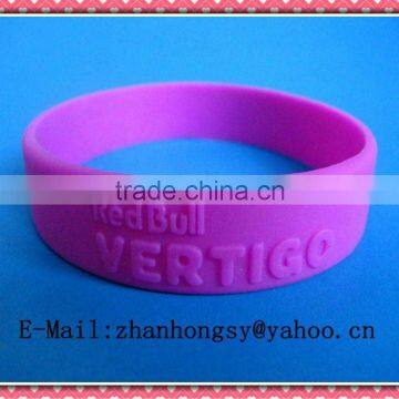 hot promotion beautiful silicone bracelet with logo silicone products