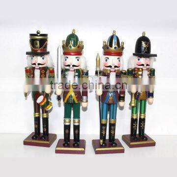 Wooden Nutcracker soldier Christmas decoration