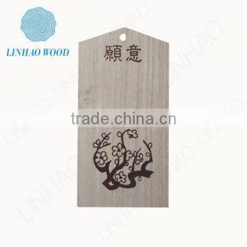 Unfinished wood carving crafts