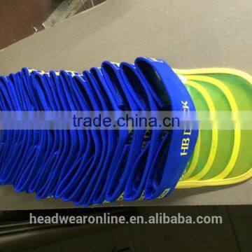 Custom Colorful Plastic And PVC Sun Visor Hat With Dongguan Factory photo-6