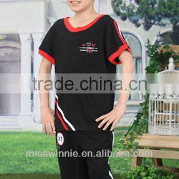 kids clothing sets OEM apparel custom t shirt printing Children's teen boys Clothing Sets gym bodybuilding tank top