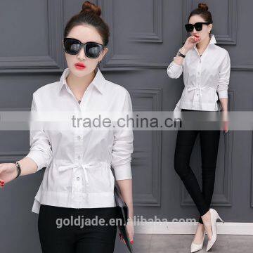Womens Slim Fit Stylish Dress Long Sleeve Lady Blouse
