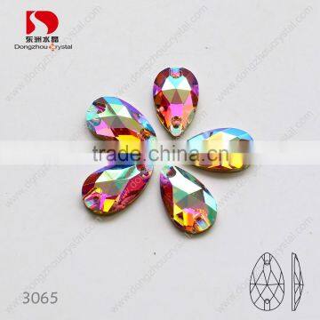 Decorative drop sewing on crystal stones rhinestones on clothing