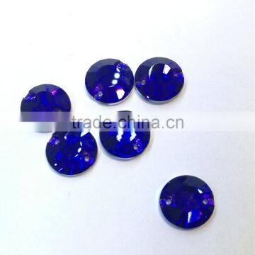 Cutting Faceted Pointed Back Crystal Sew on Stones Glass Loose Beads for Jewelry Decoration photo-2