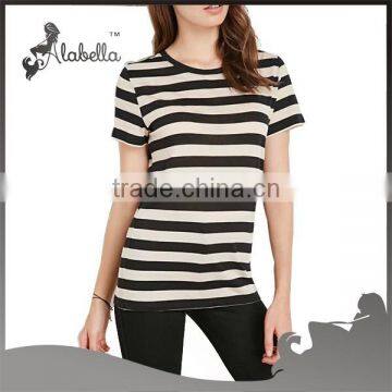 Classic Striped Tee Casual t Shirts China Tshirts Manufacturer photo-2