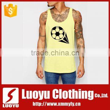 men fitness tank tops custom tank top printing with 100% cotton