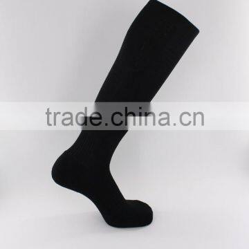 Black Nylon Knee High Soccer Wholesale Socks Men photo-5