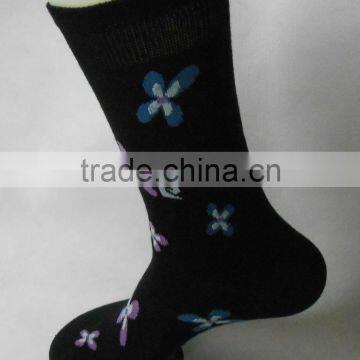 Mens Colored Pattern Casual Dress Socks