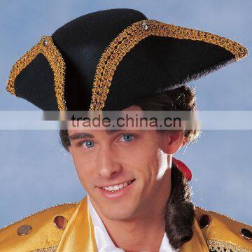 Deluxe Colonial Tricorn Hat