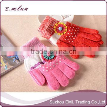 Ladies Knitted Gloves Winter cheap winter knit gloves wholesale