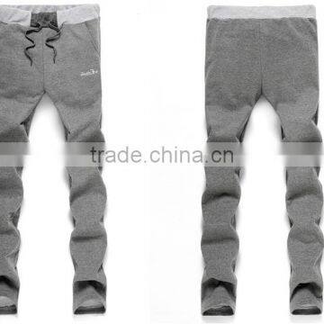 2016 Cotton Wholesale OEM Gym Sports Pants CVC(60/40) photo-3