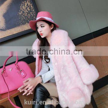 Women Winter Large Collar Fake Fur Coats Plus Size Vintage Artificial Fox Fur Coat photo-3
