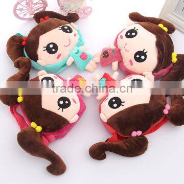 S16232A Cute Kids Plush Little Girl Messenger Sling Bag photo-3