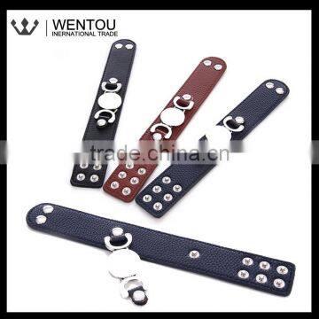 Fashionable Personalized Leather Bracelet photo-3