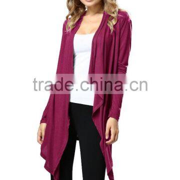 Top High Quality Lady Clothing Customize Ladies Long Outerwear For Women 2017 photo-3